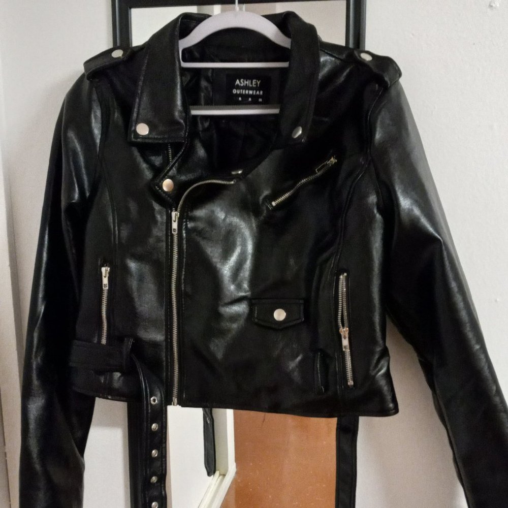 Ashley By International 26 Outerwear Leather Jacket
